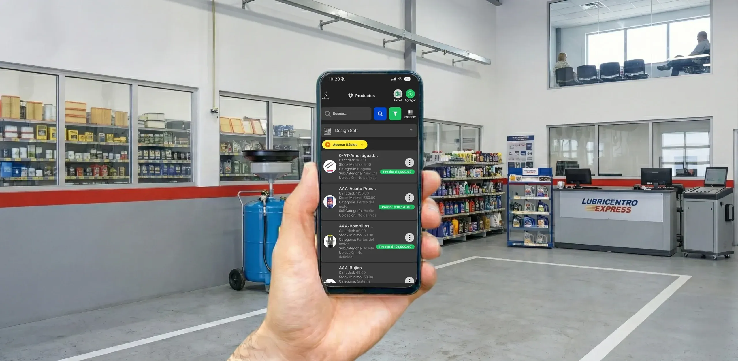 Software para lubricentros con recepción rápida, cambios de aceite, cobro e inventario