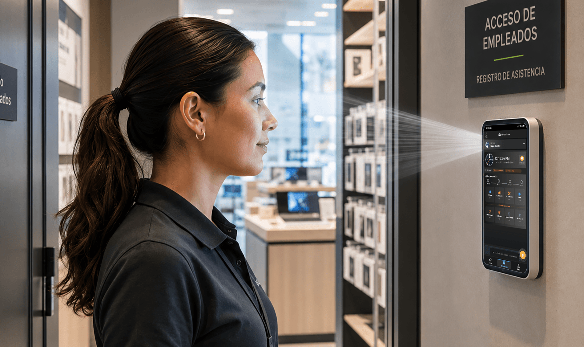 Marcaciones con Face ID anti fraude para control de asistencia en talleres